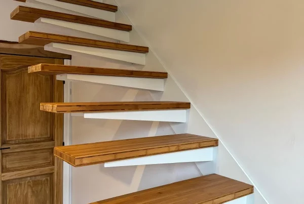 Escaliers intérieurs en acier laqué